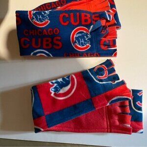 Set of Two Chicago Cubs Fleece Scarfs Child Size
